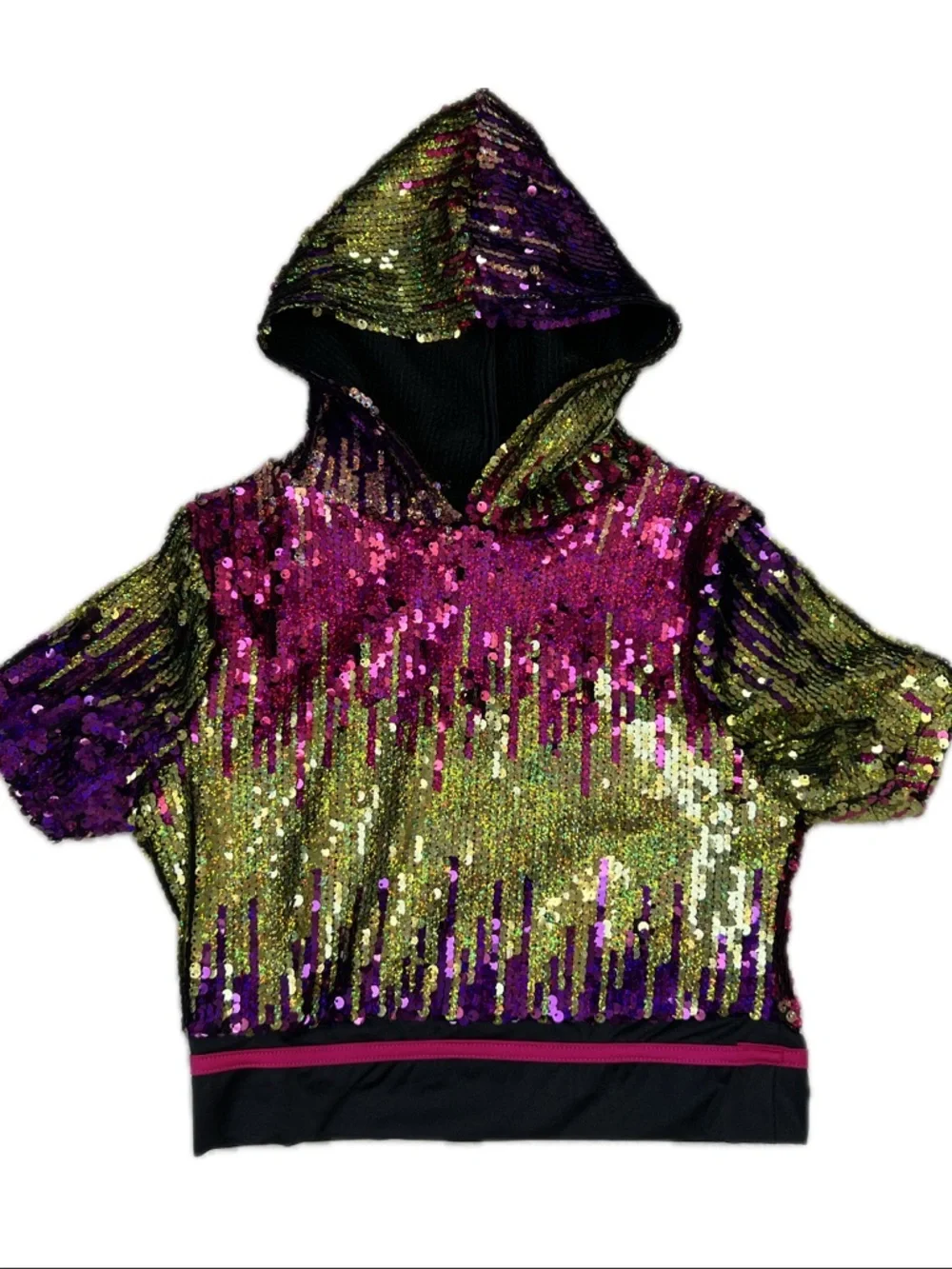 Weissman Sequin Sparkle Kids Hoodie